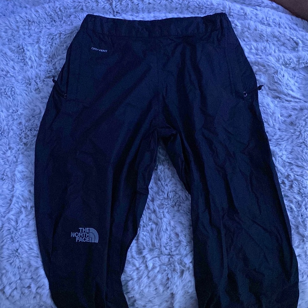 North Face Black Rain Pants